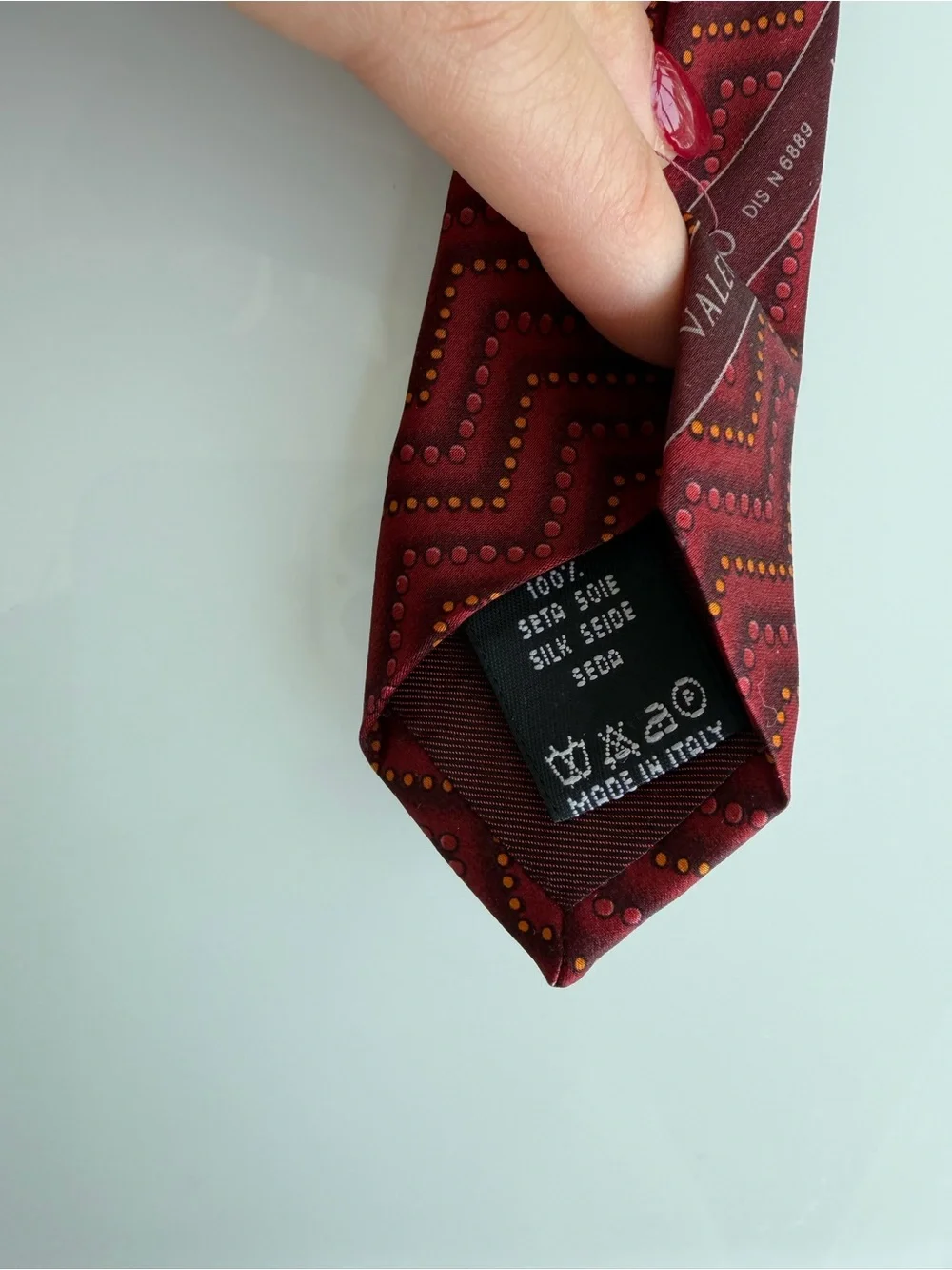Valentino 100% Silk Tie